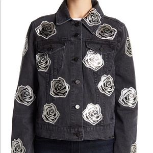 Rose denim jacket